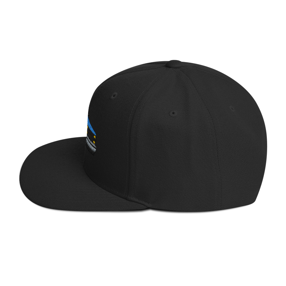 Blue OBS Snapback Hat
