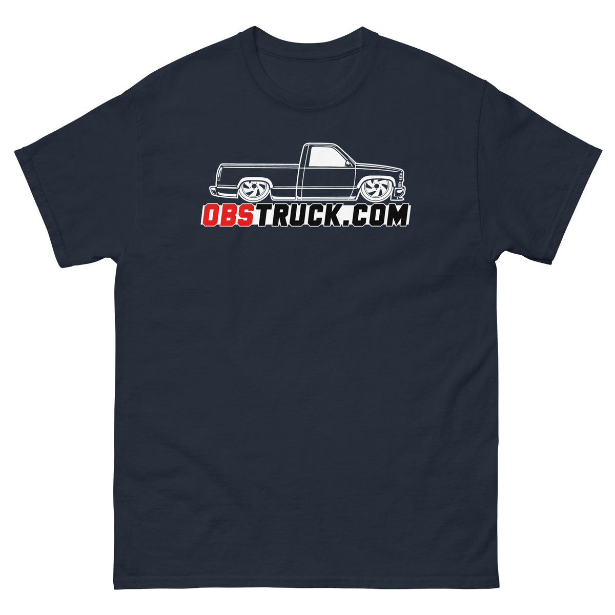 OBS Big LOGO NAVY Men's classic tee